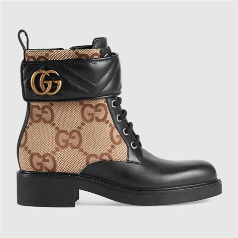 gucci women's black leather boots vintage for sale|Gucci ankle boots on sale.